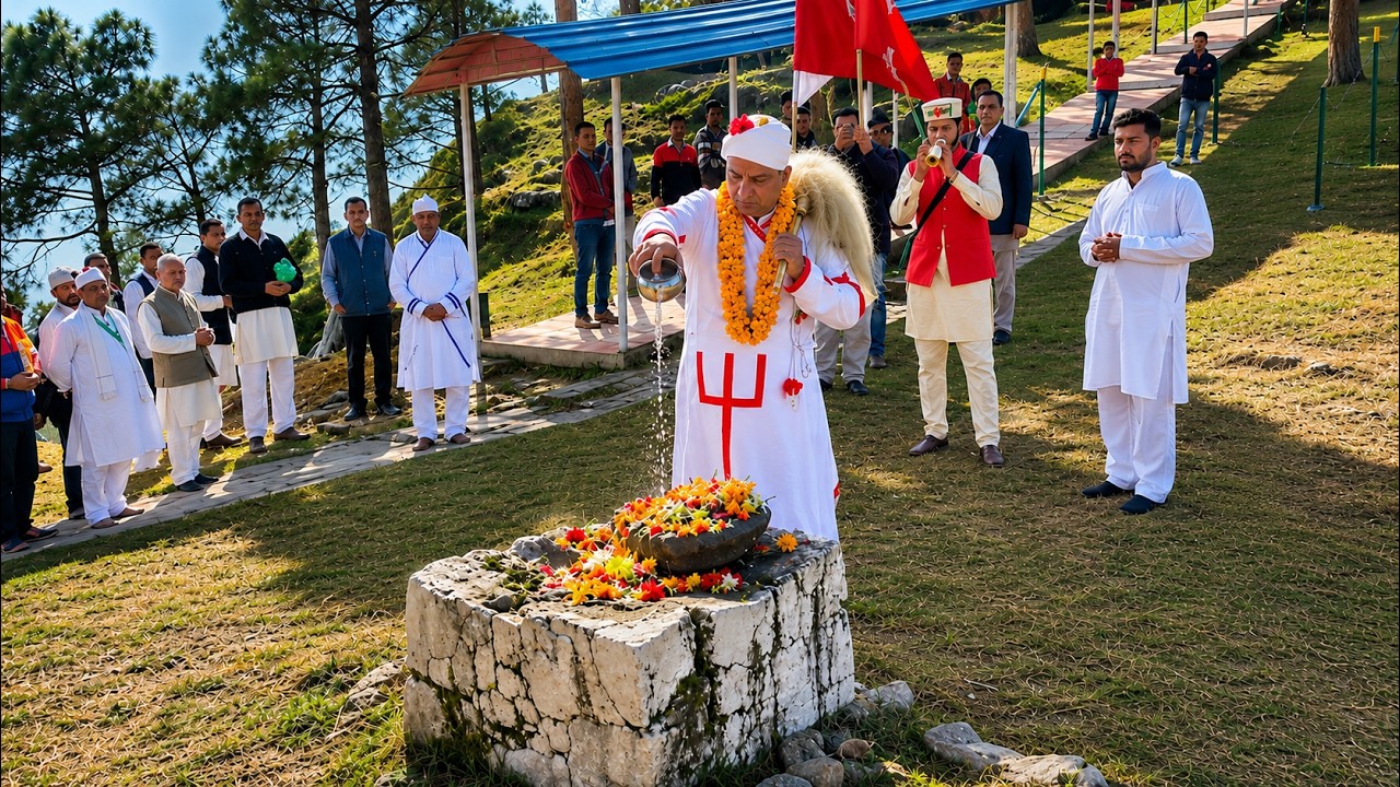 Divine Dev Snan Ceremony of Bhureshwar Mahadev Performed After Diwali