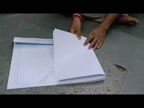 #Easy To Folding A2 Size Paper To A4 Size Paper..!!