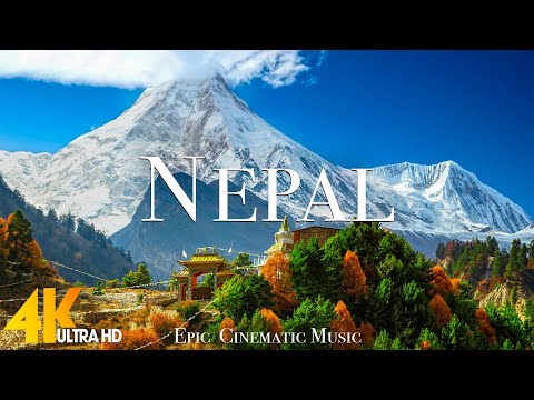 Nepal 4K - Scenic Relaxation Film with Calming Music | 4K ULTRA HD VIDEO