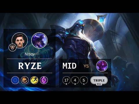 Ryze Mid vs Malzahar - EUW Challenger Patch 9.23