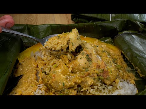 Una DELICIOSA TONGA MANABITA que se sirve en hoja