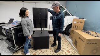 Video thumbnail for The SC - PreSonus CDL Log: The Unboxing of the CDL10P & Sub18!! by The Sound Couple
