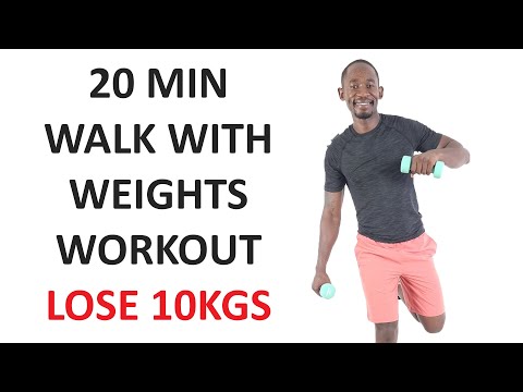 20 Minute Easy Walk at Home Exercise for Weight Loss 200 Calories