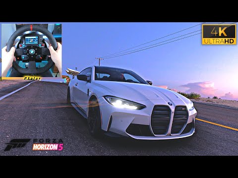2021 BMW M4 G82 Competition - RACE Gameplay | Forza Horizon 5 | Thrustmaster T300 RS [4K]