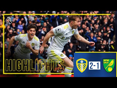 Highlights: Leeds United 2-1 Norwich City | GELHARDT SCORES INJURY-TIME WINNER! Premier League