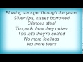 Roxy Music - Stronger Through The Years Lyrics