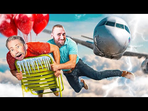 Der Mann, der mit seinem Gartenstuhl flog