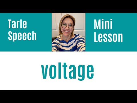 How to Pronounce VOLTAGE - #SHORTS Quick English Pronunciation Mini Lesson