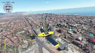 Microsoft Flight Simulator Xbox Series S - Flying around Barcelona