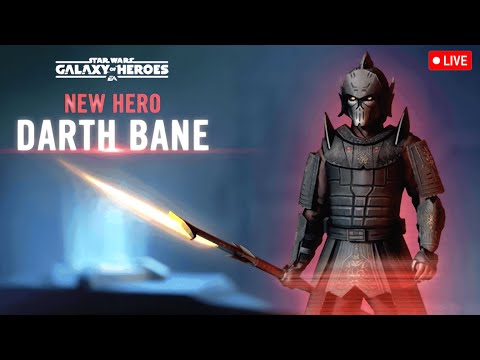 Darth Bane 7 Star Unlock + Gameplay Testing LIVE - Star Wars: Galaxy of Heroes
