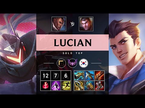 Lucian Top vs Jayce - KR Master Patch 25.12