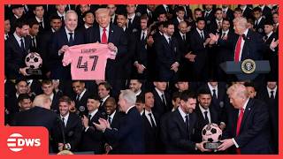 White House Full Historic Event: Donald Trump Hosts Lionel Messi, Inter Miami CF MLS Champions |AC1E