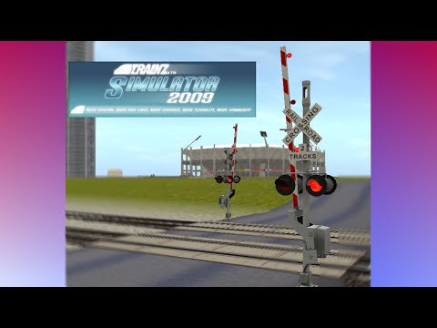 Railfanning in a route I made in Trainz 2009