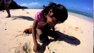 Trip to the Beach, Majuro Atoll, Marshall Islands, Berger