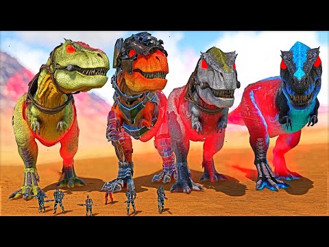 ARK PVP FINAL! (Super Mods) Vs Tribo Real! O Massacre dos Dinossauros! - Ark Survival Evolved