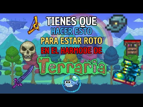 SI O SI TIENES QUE HACER ESTAS 6 COSAS ANTES DE PASAR AL HARDOME EN TERRARIA (Explicado con detalle)