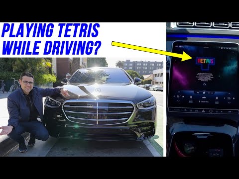 Mercedes S-Class level 3 autonomous driving real-world test on US highway in LA!