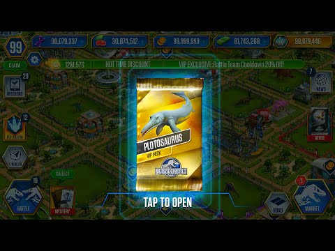 PLOTOSAURUS VIP PACK PLOTOSAURUS TOURNAMENTS | JURASSIC WORLD THE GAME
