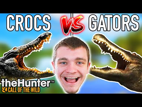 Crocs VS Gators! Hunter Call of the Wild!