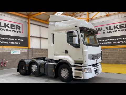 New In Stocklist For Sale: RENAULT PREMIUM PRIVILEGE 460 DXI 6X2 TRACTOR UNIT – 2012 – HF62 EOK
