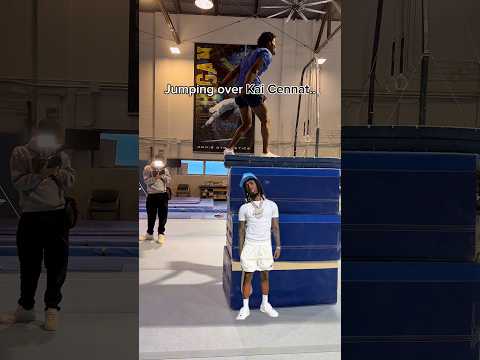 who should we jump over next? #gymnastics #sport #athlete #olympics #challenge