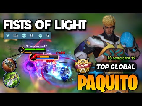Fists Of Light! Paquito Best Build 2023 [ Top Global Paquito Gameplay ] By LS novacronno 12 - MLBB