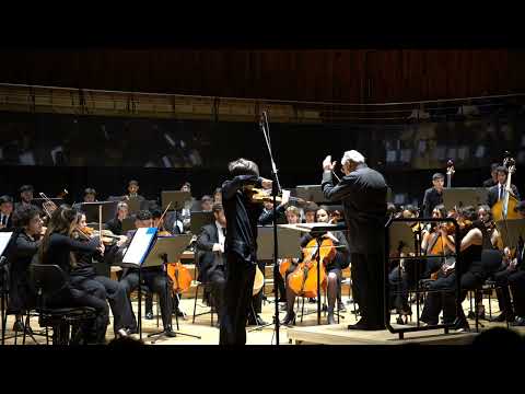 Brahms Violin Concierto - Teo Gertler  Orquesta Sinfónica Juvenil Nacional Libertador San Martín
