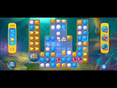 Fishdom Easy Level 12145 (with ingame lightning booster) @choraelmin