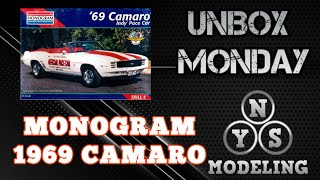 Unboxing monogram 1969 Camaro Indy pace car