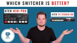 Video thumbnail for Which Switcher? ATEM Mini Pro vs ATEM TV Studio HD // Gear Review by Learn Video with Spencer T