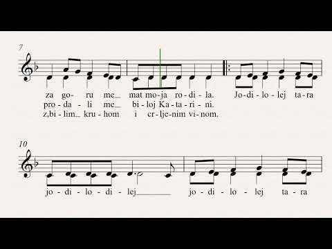 Naranča - za dvoglasni zbor