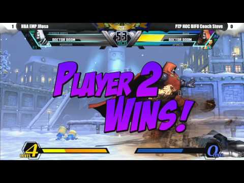 UMvC3 Top 16 HBA EMP JRosa vs PZP HOC BIFU Coach Steve - Civil War 6 Tournament