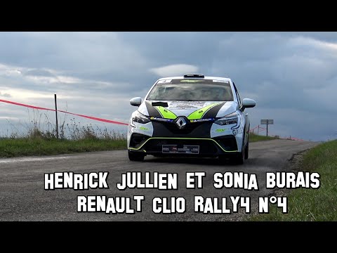 Rallye des Vallons Ardéchois 2022 - Renault Clio Rally4 N°4 - Henrick JULLIEN et Sonia BURAIS