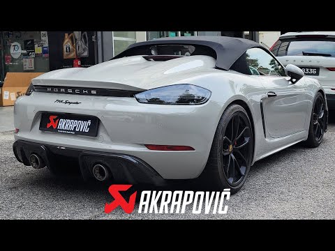 AKRAPOVIC PORSCHE 718 SPYDER | FIRST IN MALAYSIA