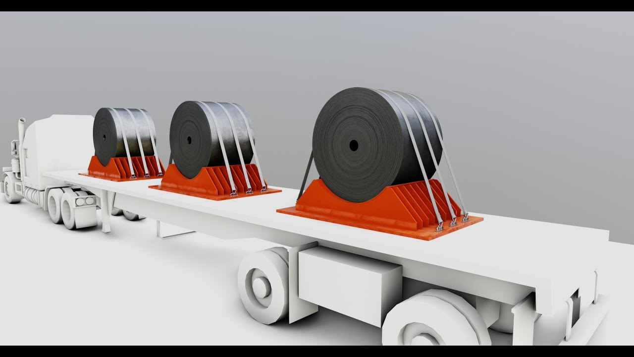 CARGO MODELS FOR TRUCK TRAILER-Roll Sheet Type-1 3D Model