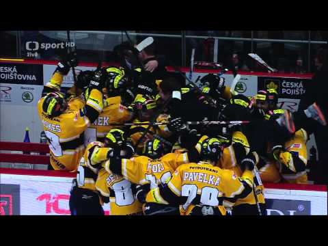 HC Oceláři Třinec - HC Verva Litvínov 0:2 - 7. finále - góly + závěr (23.4.2015)