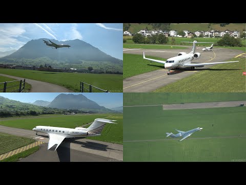 Gulfstream 650ER OK-KKF at Airport Buochs LSZC  - 23./24.09.2021