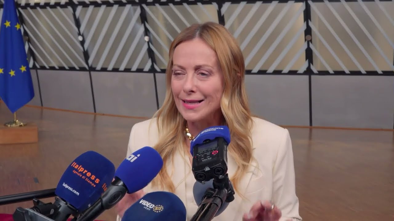 🔴 ULTIM'ORA - DICHIARAZIONI DI GIORGIA MELONI AL TERMINE DEL CONSIGLI EUROPEO