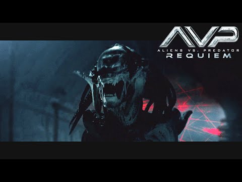 King Predator vs Predalien Fight in Underground - Aliens vs Predator: Requiem (2007) 4K
