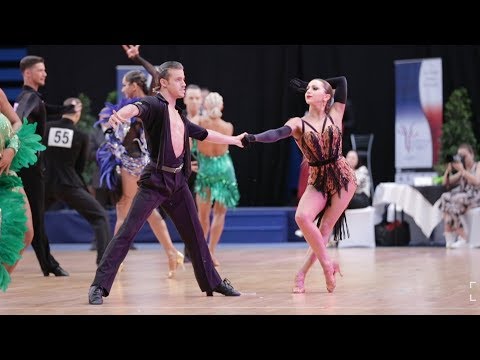 Adria Martos - Juline Carrel, ESP | 2019 WDSF European Latin - R1 R