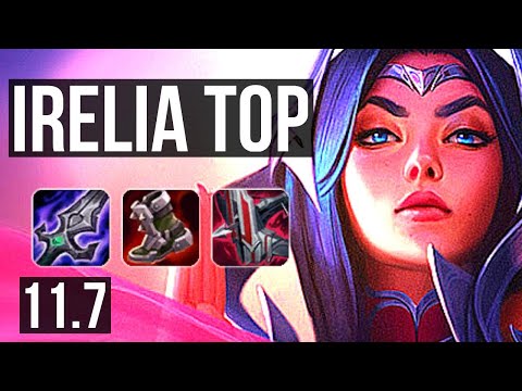 IRELIA vs NOCTURNE (TOP) | 7/1/4, 6 solo kills, 400+ games, Dominating | NA Master | v11.7