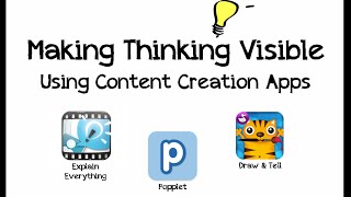 Making Thinking Visible Using Content Creation Apps
