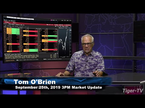 September 26th 2019, 3PM ET Market Update on TFNN