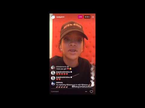 Rihanna Instagram Livestream - Bates Motel (20th March 2017)