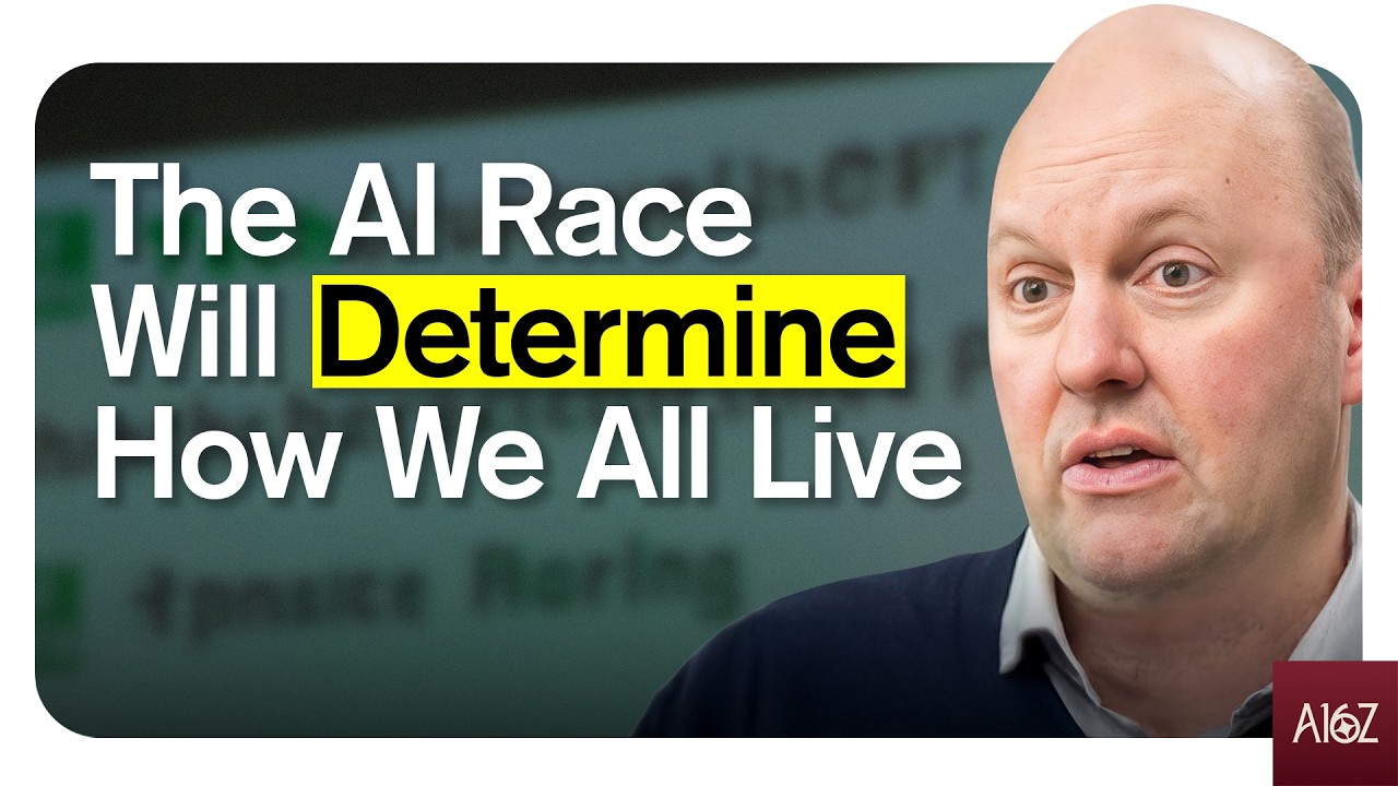 Marc Andreessen: The US is in a AI Arms Race & It Decides The World's Future