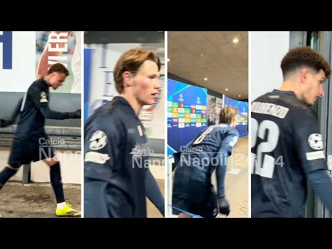 Copenaghen Napoli 1-1 😡 Guardate cosa fanno i giocatori a fine partita!