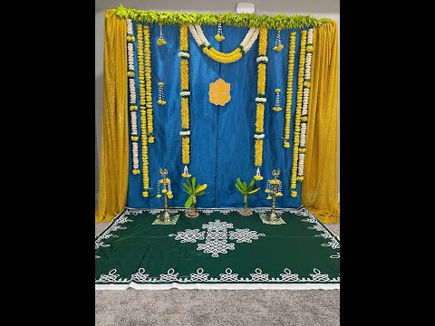 Traditional festival decor | Eco friendly decor| Indian decoration| Sowji's Kitchen
