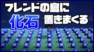 【あつ森】フレンドの島にバレずに化石を置きまくるゲーム