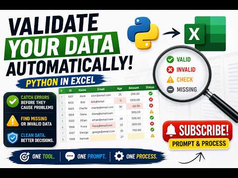 Stop Bad Data Validate Excel Data With Python Catch Errors Fast