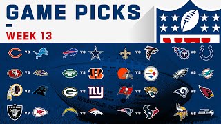 Week 13 Game Picks | NFL 2019